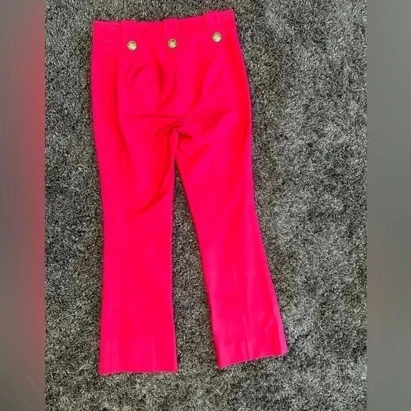 Derek Lam 10 Crosby pink cropped flare pants size 2 - Picture 4 of 8